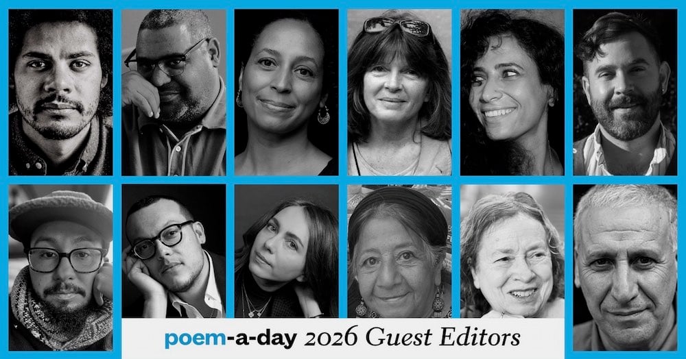 poem-a-day 2026 Guest Editors headshots