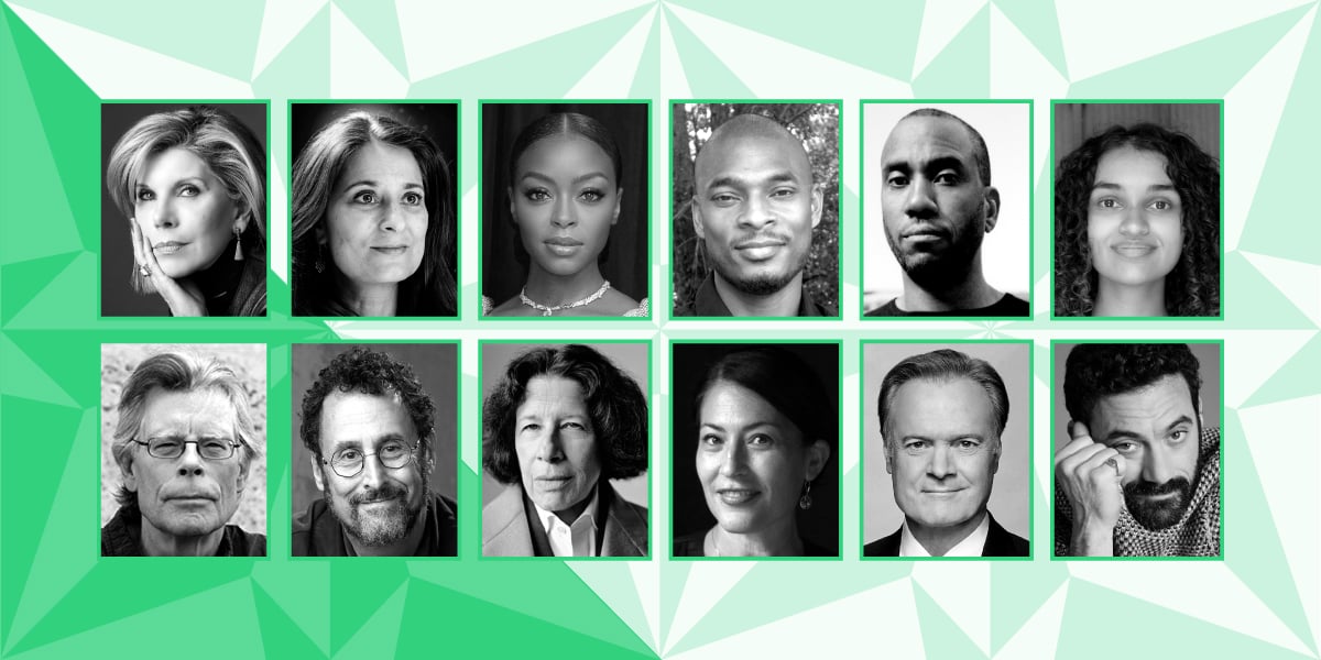 Image features twelve images of the 2025 Poetry & the Creative Mind readers